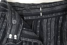 Load image into Gallery viewer, M&S Marks & Spencer Ladies Black Striped Tie Waist Shorts UK8 RRP19.5 NEW