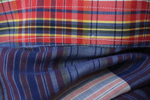 Load image into Gallery viewer, Ladies Pink & Red Collared Long Sleeve Button Up Striped Pattern Shirt XS