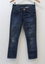Load image into Gallery viewer, EARNEST SEWN Ladies Harlan 18 Blue Zip Fly Cotton Blend Denim Jeans W24 L25