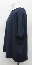 Load image into Gallery viewer, M&S Marks & Spencer Ladies Navy Blue Short Sleeve Top UK18 RRP39.5 NEW