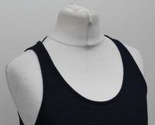 Load image into Gallery viewer, M&S Marks & Spencer Ladies Navy Blue Sleeveless Vest Top UK20 RRP12.5 NEW