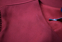 Load image into Gallery viewer, HOBBS Ladies Burgundy Crew Neck Bell 3/4 Sleeved Relaxed Juliana Top UK12 NEW