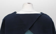Load image into Gallery viewer, M&S Marks & Spencer Ladies Navy Blue Short Sleeve Top UK18 RRP39.5 NEW