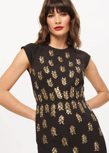 Load image into Gallery viewer, Phase Eight Kiera Beaded Maxi Maxi Dress Black/Gold Size UK8 RRP325