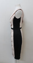 Load image into Gallery viewer, PHASE EIGHT Ladies Carly Sleeveless Weave Dress Black/Cameo Pink UK8 BNWT RRP140