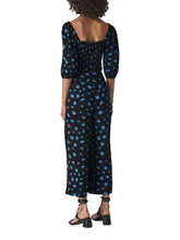 Load image into Gallery viewer, WHISTLES Ladies Scattered Daisy Klara Jumpsuit Black/Multi UK4 BNWT RRP199
