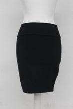 Load image into Gallery viewer, DIVIDED BY H&M Ladies Black Cotton Blend Button Fastened Pencil Skirt UK10