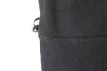 Load image into Gallery viewer, DIVIDED BY H&M Ladies Black Cotton Blend Button Fastened Pencil Skirt UK10