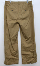 Load image into Gallery viewer, M&S Ladies Camel Beige Cotton Wide Utility Long Leg Trousers UK16 RRP19.50 NEW
