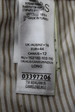 Load image into Gallery viewer, M&S Ladies Camel Beige Cotton Wide Utility Long Leg Trousers UK16 RRP19.50 NEW