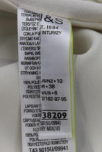 Load image into Gallery viewer, M&S Ladies Beige Striped Sleeveless Collared Wrap Shirt UK10 RRP45 NEW