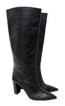 Load image into Gallery viewer, ATP ATELIER Ladies Gaeta 85 Black Leather Knee High Boots EU38 UK5 RRP625