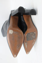 Load image into Gallery viewer, ATP ATELIER Ladies Gaeta 85 Black Leather Knee High Boots EU38 UK5 RRP625