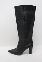 Load image into Gallery viewer, ATP ATELIER Ladies Gaeta 85 Black Leather Knee High Boots EU38 UK5 RRP625