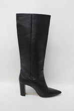 Load image into Gallery viewer, ATP ATELIER Ladies Gaeta 85 Black Leather Knee High Boots EU38 UK5 RRP625