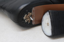 Load image into Gallery viewer, ATP ATELIER Ladies Gaeta 85 Black Leather Knee High Boots EU38 UK5 RRP625