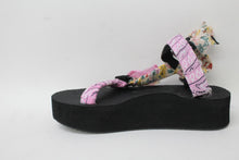 Load image into Gallery viewer, ARIZONA LOVE Ladies Pink Bandana Knotted Floral Flatform Sandals EU39 UK6