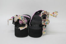 Load image into Gallery viewer, ARIZONA LOVE Ladies Pink Bandana Knotted Floral Flatform Sandals EU39 UK6