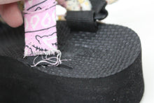 Load image into Gallery viewer, ARIZONA LOVE Ladies Pink Bandana Knotted Floral Flatform Sandals EU39 UK6