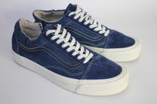 Load image into Gallery viewer, VANS Men's Blue Suede/Canvas Old Skool Check Trainers UK10.5 EU44 RRP75
