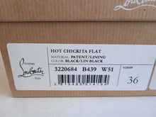 Load image into Gallery viewer, CHRISTIAN LOUBOUTIN Ladies Black Patent Leather Hot Chickita Pumps EU36 UK3 NEW