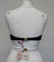 Load image into Gallery viewer, AGENT PROVOCATEUR Ladies Mazzy1 Black White Bikini Swimwear Bra Top 2 UK8 NEW