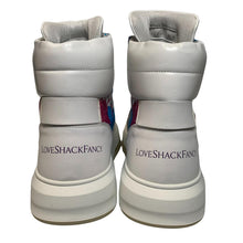 Load image into Gallery viewer, BOGNER LoveShackFancy Ottawa Hi Top Trainers Floral White EU38 UK5 RRP370 BNIB