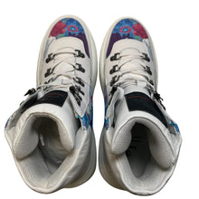 Load image into Gallery viewer, BOGNER LoveShackFancy Ottawa Hi Top Trainers Floral White EU38 UK5 RRP370 BNIB