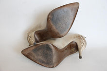 Load image into Gallery viewer, ALL SAINTS SPITALFIELDS Ladies Tan Brown Leather High Heel Pumps Shoes UK3 EU36