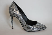 Load image into Gallery viewer, GINA Ladies Silver Glitter High Heel Pumps Shoes UK3.5 EU36.5