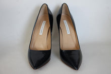 Load image into Gallery viewer, DIANE VON FURSTENBERG Ladies Dark Blue Leather Stiletto Pumps Shoes UK5.5 EU38.5