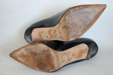 Load image into Gallery viewer, DIANE VON FURSTENBERG Ladies Dark Blue Leather Stiletto Pumps Shoes UK5.5 EU38.5
