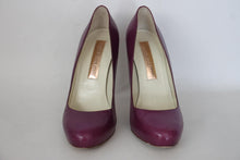 Load image into Gallery viewer, RUPERT SANDERSON Ladies Purple Leather Extra High Pumps Shoes UK3.5 EU36.5