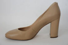 Load image into Gallery viewer, SAM EDELMAN Ladies Natural Leather Block Heel Round Toe Pumps Shoes UK5 EU38