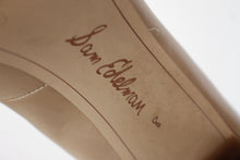 Load image into Gallery viewer, SAM EDELMAN Ladies Natural Leather Block Heel Round Toe Pumps Shoes UK5 EU38