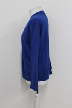 Load image into Gallery viewer, M&S Ladies Navy Blue V Neck Long Sleeve Sweater Jumper Medium NEW RRP19.5