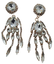 Load image into Gallery viewer, MARYJANE CLAVEROL Ladies Pamelita Gold Tone Crystal Earrings OS NEW RRP120
