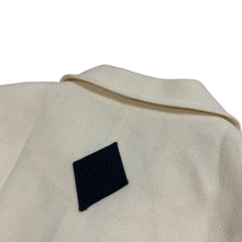 Load image into Gallery viewer, CASABLANCA DIAMOND ZIP MERINO WOOL JACKET - SIZE 50 - IVORY - DEFECT NEW