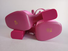 Load image into Gallery viewer, PARIS TEXAS Ladies Pink Satin Jessica Platform Sandals EU37 UK4 RRP515 NEW