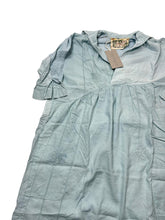 Load image into Gallery viewer, BY WALID Bibi Linen Crochet Blue Midi Dress XS NEW RRP 645