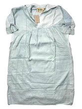 Load image into Gallery viewer, BY WALID Bibi Linen Crochet Blue Midi Dress XS NEW RRP 645