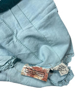 Load image into Gallery viewer, BY WALID Bibi Linen Crochet Blue Midi Dress XS NEW RRP 645