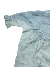 Load image into Gallery viewer, BY WALID Bibi Linen Crochet Blue Midi Dress XS NEW RRP 645