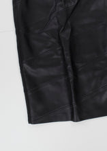 Load image into Gallery viewer, ALEKSANDRE AKHALKATSISHVILI Skirt Faux Leather Midi Straight Black - XL RRP280