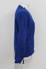 Load image into Gallery viewer, M&S Ladies Navy Blue V Neck Long Sleeve Sweater Jumper Medium NEW RRP19.5