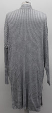 Load image into Gallery viewer, M&S Marks & Spencer Ladies Grey Ribbed Open Front Cardigan L RRP19.5 NEW
