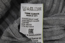 Load image into Gallery viewer, M&S Marks & Spencer Ladies Grey Ribbed Open Front Cardigan L RRP19.5 NEW