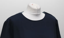 Load image into Gallery viewer, M&S Marks & Spencer Ladies Navy Blue Short Sleeve Top UK18 RRP39.5 NEW