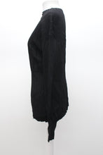 Load image into Gallery viewer, M&S Marks & Spencer Ladies Black Stretch Rib Knit Compact Jumper UK18 RRP45 NEW