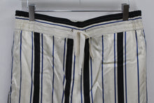 Load image into Gallery viewer, M&S Marks & Spencer Ladies Beige Black Wide Leg Trousers Short UK8 RRP35 NEW